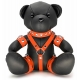 Oso de cuero Bendy The Bdsm Teddy Bear Naranja