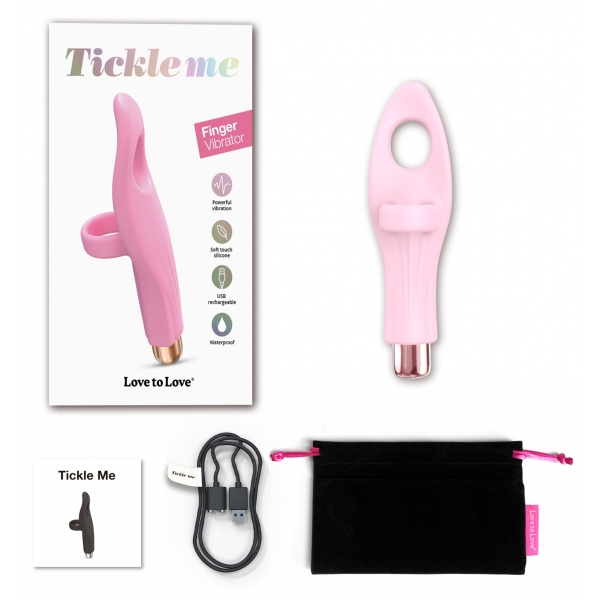 Tickle Me Love to Love Pink Clitoral Stimulator