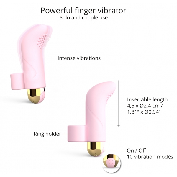 Touch Me Love to Love Pink Finger Vibro