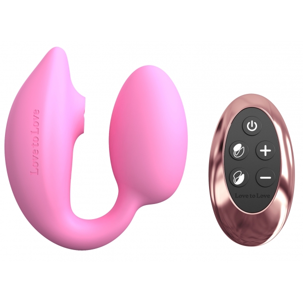 Klitoris- und G-Punkt-Stimulator Wonderlover Pink