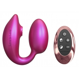 Wonderlover Love to Love Raspberry Clitoris and G-Spot Stimulator