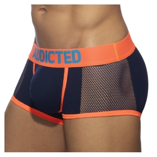 Boxer Neon Mesh Navy-Orange