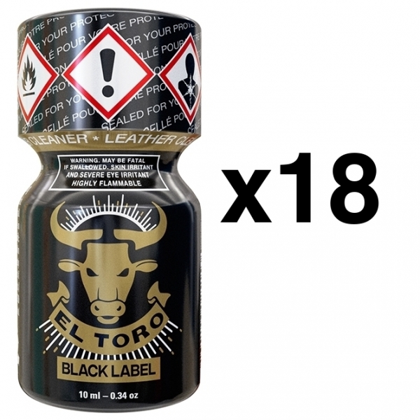 EL TORO ZWART LABEL 10ml x18