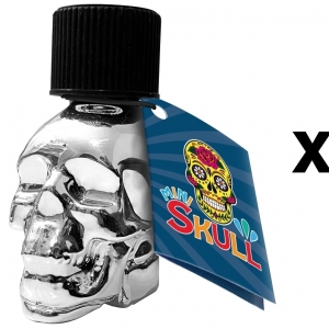 FL Leather Cleaner MINI SKULL QUICK PLATA 15ml x72