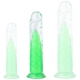 Dildo trasparente Jellis M 18 x 3,8 cm Verde