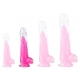 Dildo trasparente Jelly Mut S 14 x 3,5 cm Rosa