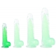 Dildo trasparente Jelly Mut XS 12 x 3 cm Verde