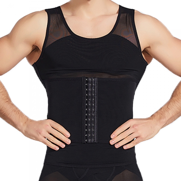 Mesh Tight Tank Top Black