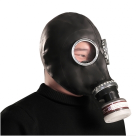 Men Army Máscara de gas Breath Game Negro