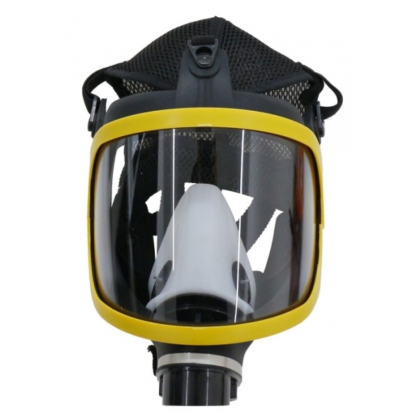 Mostra la maschera antigas Max Nero-Giallo