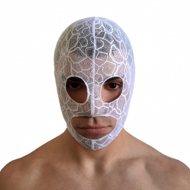 Addicted Flowery White balaclava