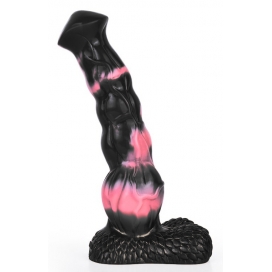 Dildo Animal Arhulf 21 x 6cm Black-Pink