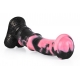 Dildo Animal Ponulf 22 x 5,5cm Zwart-Roze