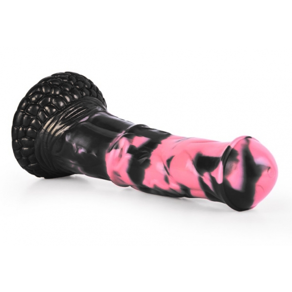 Dildo Pirulf 18 x 5cm Nero-Rosa