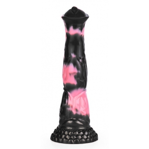 Bad Horse Bodulf dildo 25 x 6cm Zwart-Roze