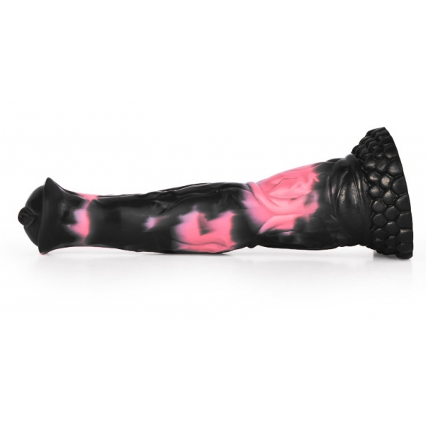 Consolador Bodulf 25 x 6 cm Negro-Rosa