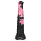 Dildo Hulf 24 x 5cm nero-rosa