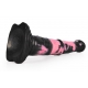 Hulf Dildo 24 x 5cm Schwarz-Rosa