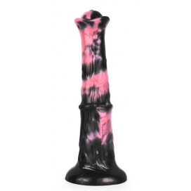 Bad Horse Consolador Exulf Animal 26 x 6cm Negro-Rosa