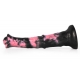 Dildo Animal Exulf 26 x 6cm Black-Pink