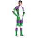 Cartoon Cosplay Jumpsuit White-Green-Purple