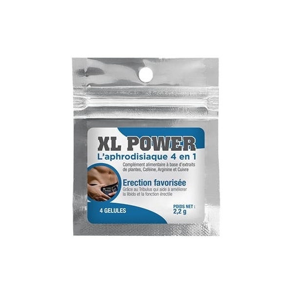 Stimulant Érection XL Power 4 gélules