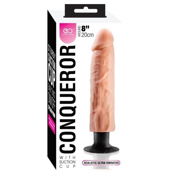 Dildo vibratório Conqueror 20 x 5cm