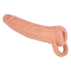 Penis sheath + masturbator EXTENDOR 8 - 19 x 4.5cm