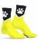 Paw Kinky Puppy Yellow Socks