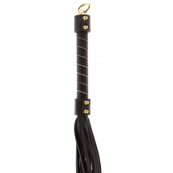 Studded Whip 55cm Black