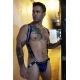 Transistor Singlet Harness Black-Blue