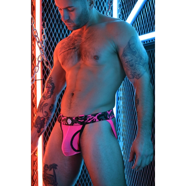 Suspensorio Neo Camo Rose Neon