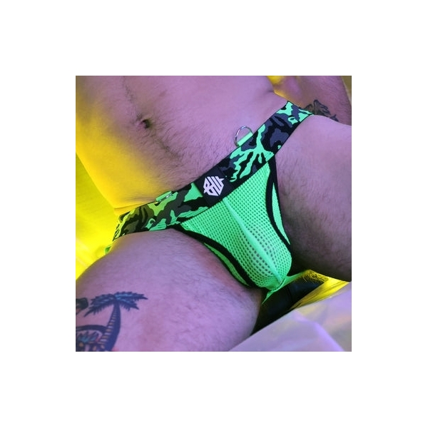 NEO CAMO JOCK Neon Green 