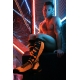 Neo Camo High Socks Black-Orange Neon