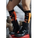 Neo Camo Hoge Sokken Zwart-Oranje Neon