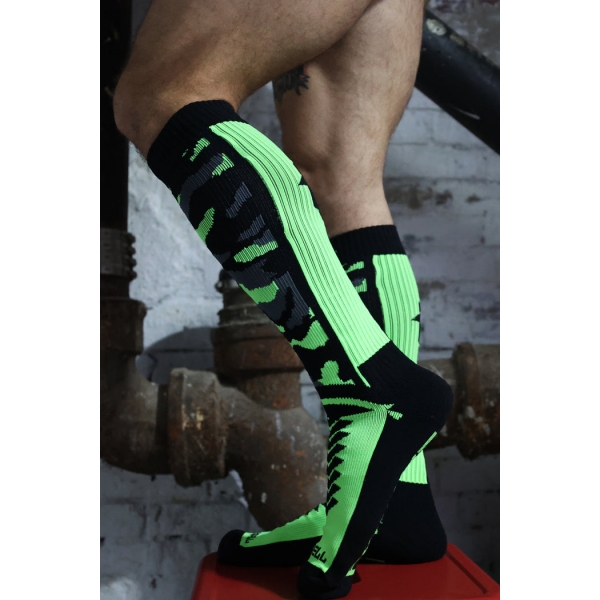 Neo camo sock Neon Green