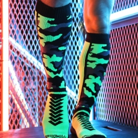 Neo camo sock Neon Green