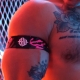 Neo camo armband Neon Pink