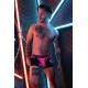 Boxer Bottomless Neo Camo Schwarz-Rosa Neon