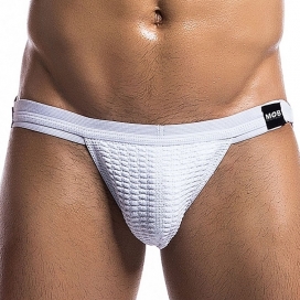 MOB Eroticwear Fetish Swim Jockstrap White