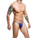 Lace Mob Thong Blue