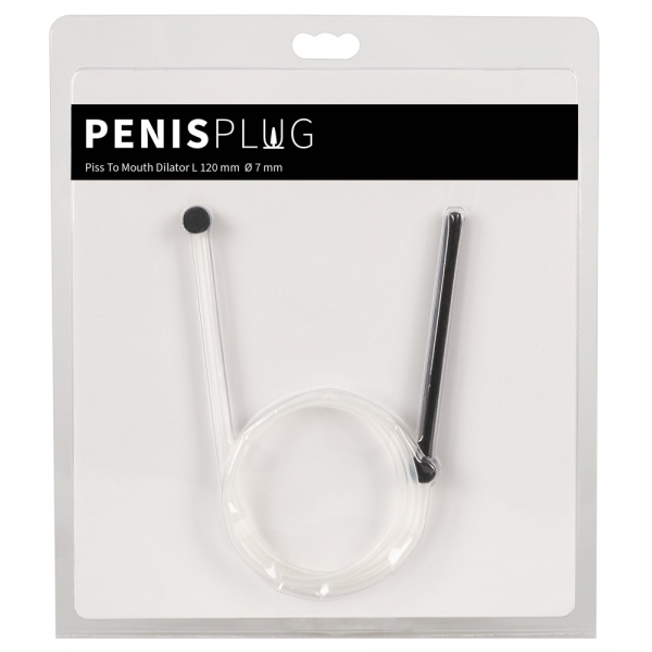 Plug Penis and Flexible Piss To Mouth 11cm - Diameter 7mm