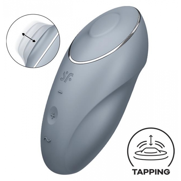 Tap & Climax 1 Clitoral Stimulator Light Grey