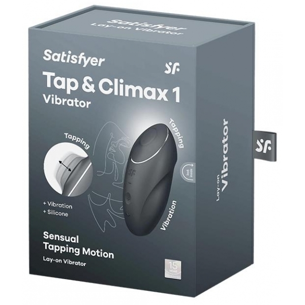 Estimulador de clitóris Tap & Climax 1 Preto