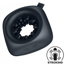 Ring Stroker Pocket Size Masturbator Ring Black