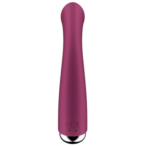 G-Spot draaiende vibrator 1 - 11 x 3.5cm framboos