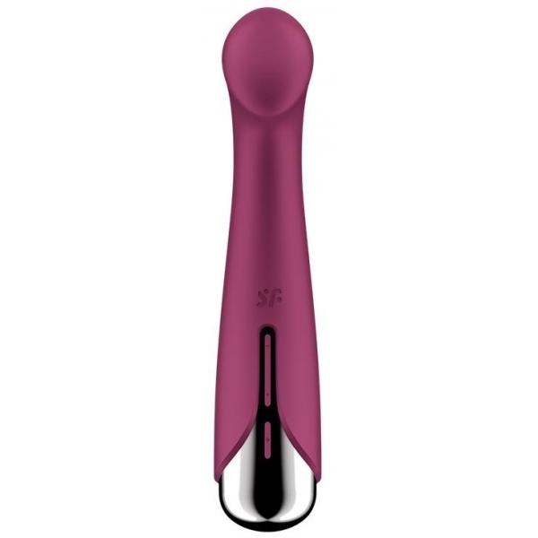 G-Spot draaiende vibrator 1 - 11 x 3.5cm framboos