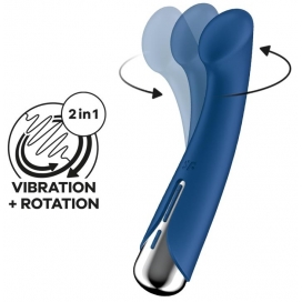Satisfyer Stimulateur Spinning G-Spot 1 - 11 x 3.5cm Bleu