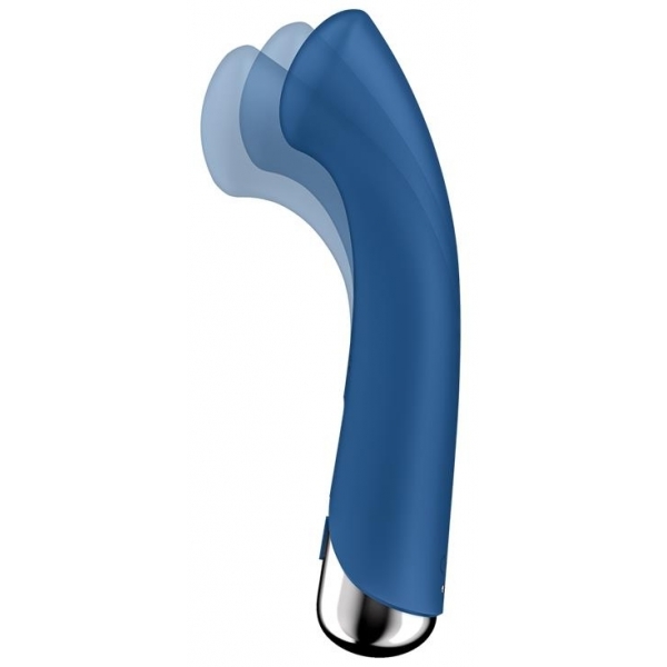 Estimulador G-Spot 1 Spinning - 11 x 3,5cm Azul