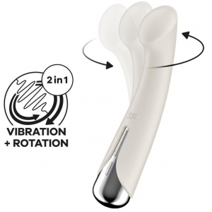 Satisfyer Estimulador G-Spot 1 Spinning - 11 x 3,5cm Crema